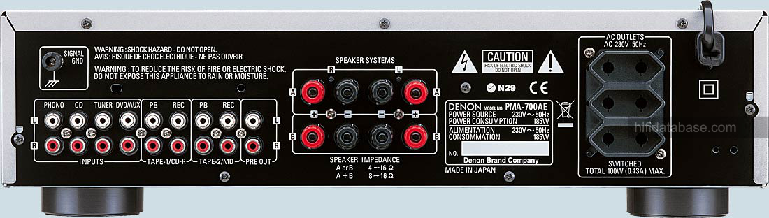 Denon pma 700ae схема